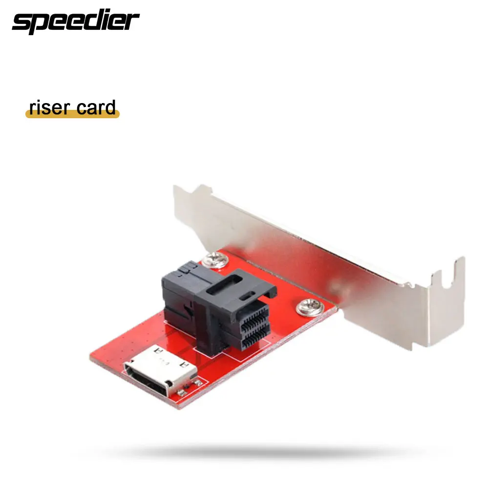 PCI-Express 4,0 Mini SAS HD SFF-8643 To Oculink SFF-8611 PCBA Женский адаптер с кронштейном
PCI-Express 4,0 Mini SAS HD SFF-8643 To Oculink SFF-8611 PCBA Женский адаптер с кронштейном