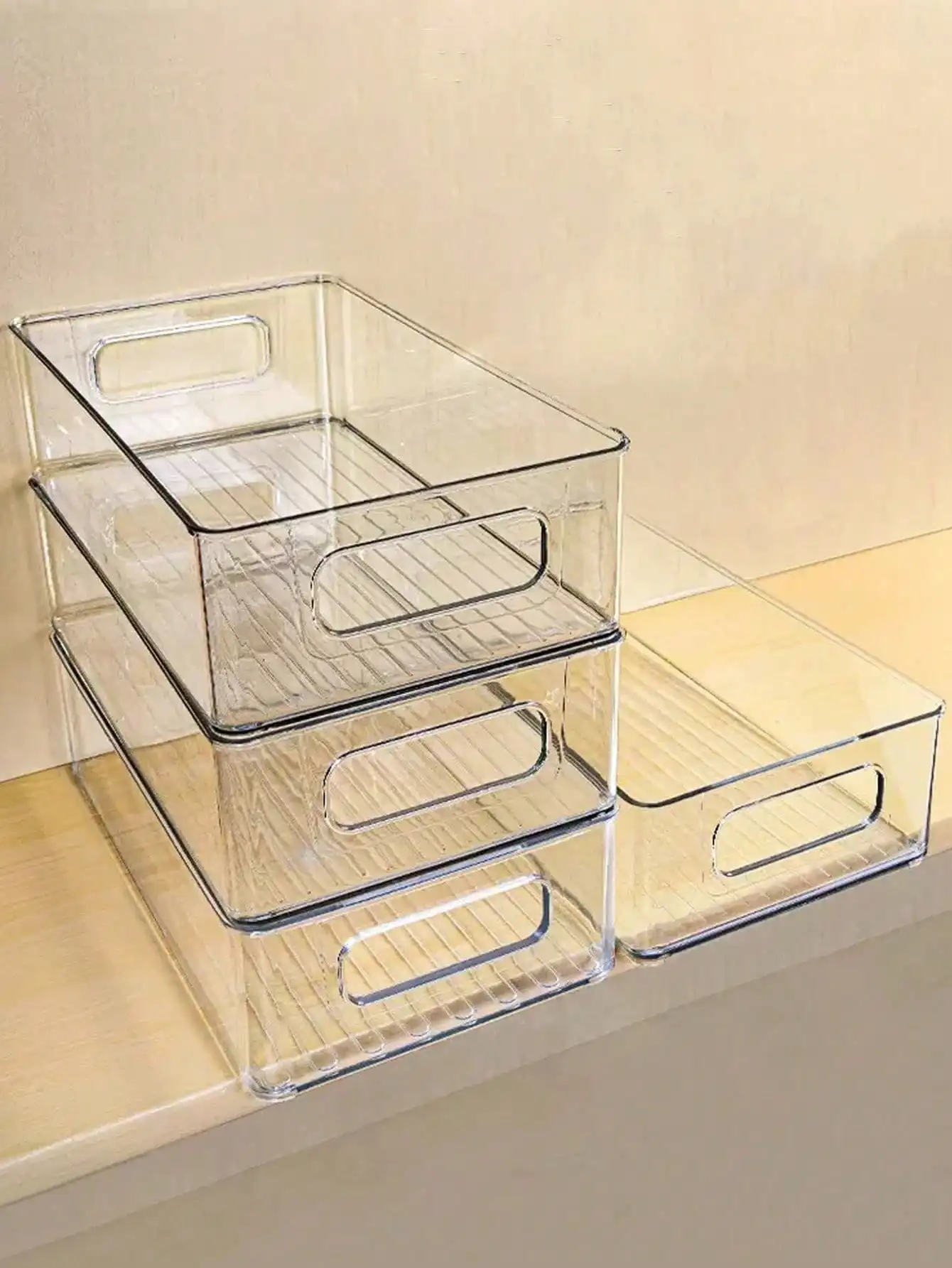 2pcs/3pcs Transparent Stackable Desk Organizer Boxes, Large Capacity Desktop Storage Containers, Multi-Purpose Organizer Boxes For Storing Cosmetics, Stationery, Notes, Folders And Other Miscellaneous Items. Suitable For Home, School, Office, And Back-To-
2pcs/3pcs Transparent Stackable Desk Organizer Boxes, Large Capacity Desktop Storage Containers, Multi-Purpose Organizer Boxes For Storing Cosmetics, Stationery, Notes, Folders And Other Miscellaneous Items. Suitable For Home, School, Office, And Back-To-