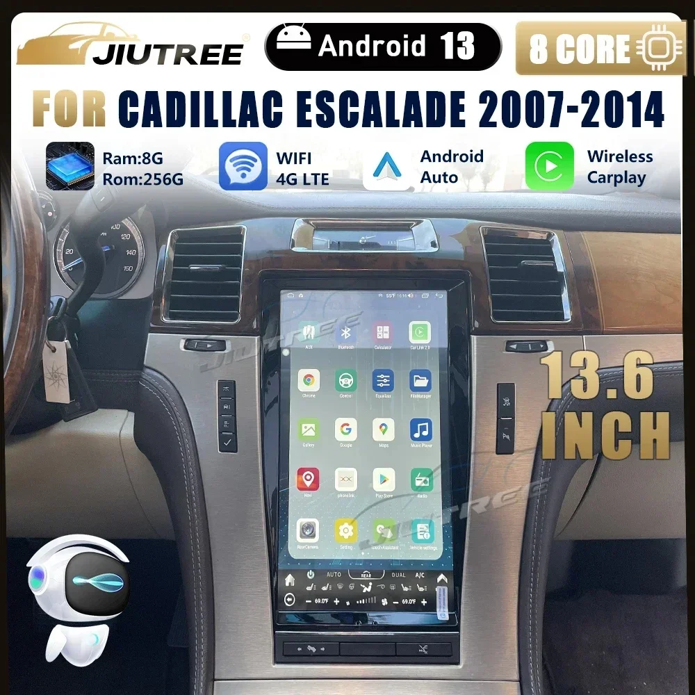 13,6-дюймовый экран Tesla Android 13, радио 2din для Cadillac Escalade 2007-2014, GPS Carplay, автомобильный мультимедийный видеоплеер, стерео Navi
13,6-дюймовый экран Tesla Android 13, радио 2din для Cadillac Escalade 2007-2014, GPS Carplay, автомобильный мультимедийный видеоплеер, стерео Navi