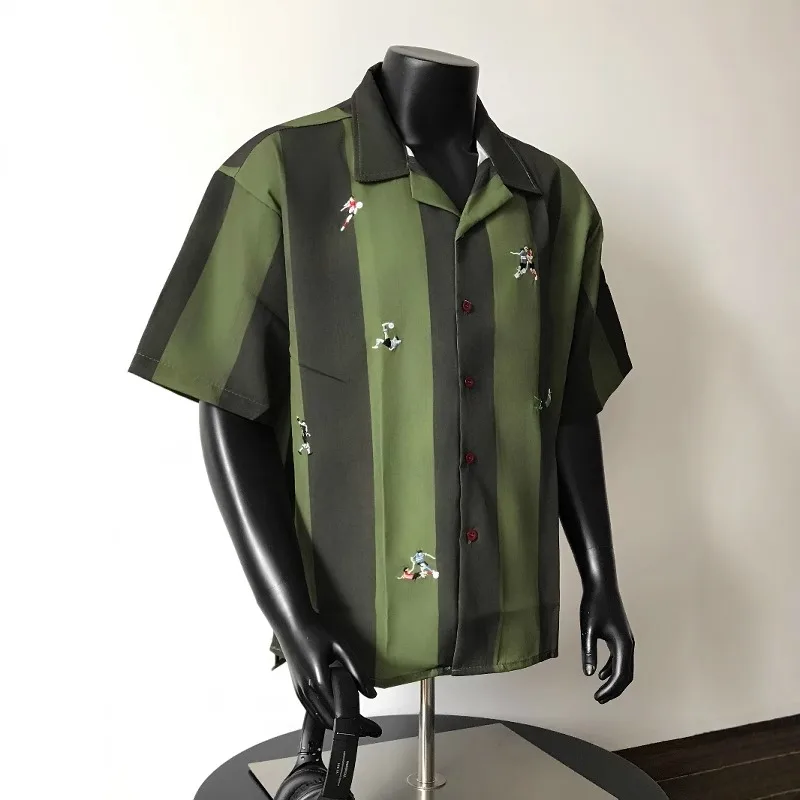 Men's Summer Quick Dry Shirt Casual Loose Fit Short Sleeve Embroidered Striped Beachwear Comfortable Breathable Lightweight
Men's Summer Quick Dry Shirt Casual Loose Fit Short Sleeve Embroidered Striped Beachwear Comfortable Breathable Lightweight