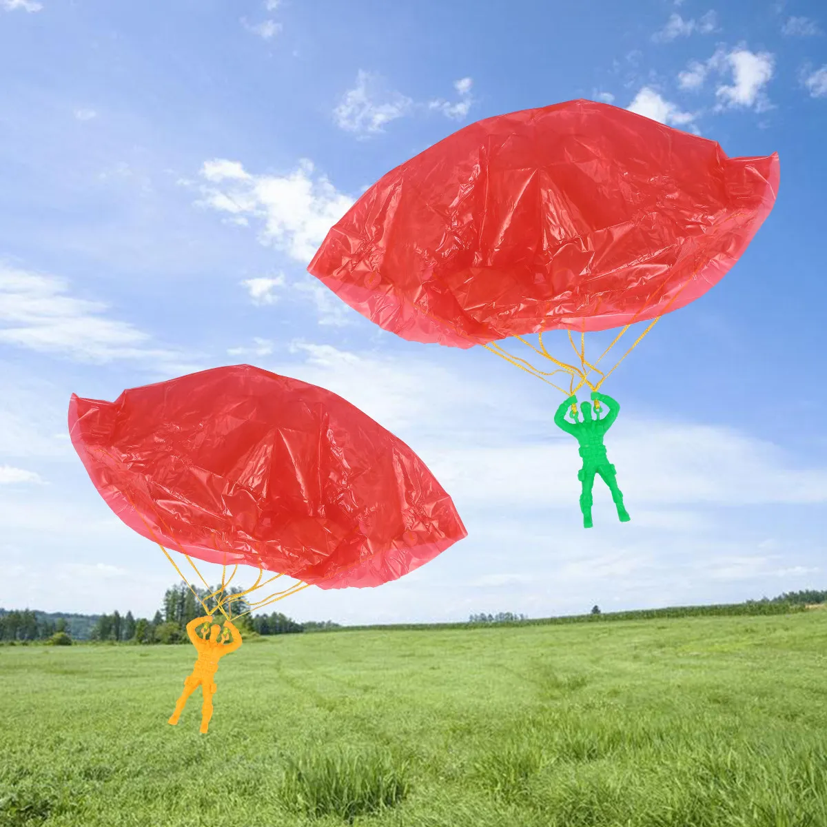 6Pcs Parachute Outdoor Mini Soldier Small Parachute Children Fun Outdoor Activity Fly Toys Kids Toys
6Pcs Parachute Outdoor Mini Soldier Small Parachute Children Fun Outdoor Activity Fly Toys Kids Toys