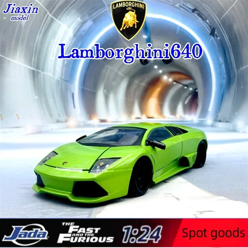 Jada 1:24 Lamborghini 640 Green Edition Rare Edition Alloy model children's birthday gift collection
Jada 1:24 Lamborghini 640 Green Edition Rare Edition Alloy model children's birthday gift collection