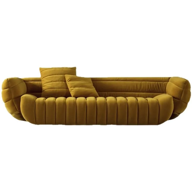 Nordic light luxury modern banana boat sofa Italian fabric special-shaped villa B & B hotel lobby sofa
Nordic light luxury modern banana boat sofa Italian fabric special-shaped villa B & B hotel lobby sofa