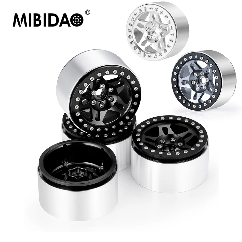 MIBIDAO 2.2 Inch Beadlock Wheel Hub Rim Rims for 1/10 RC Crawler Car Axial SCX10 90048(RR10)
MIBIDAO 2.2 Inch Beadlock Wheel Hub Rim Rims for 1/10 RC Crawler Car Axial SCX10 90048(RR10)