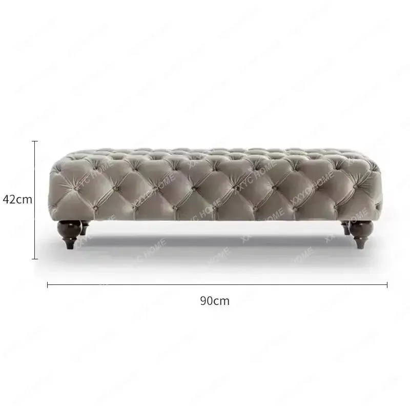 French aft stool clothing store sofa stool bedroom long strip shoe changing stool
French aft stool clothing store sofa stool bedroom long strip shoe changing stool