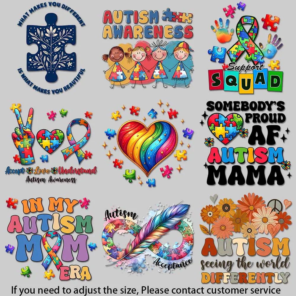 Красочная головоломка с изображением аутизма, сердце, железо на заплатках, наклейка «сделай сам» для футболок, сумок, подушек - разные красивые
Красочная головоломка с изображением аутизма, сердце, железо на заплатках, наклейка «сделай сам» для футболок, сумок, подушек - разные красивые