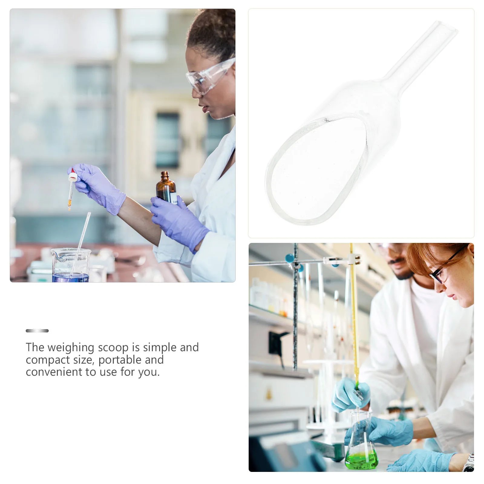 Sampling Weighing Spoon Experimental Scoop Instrument Glass Tool Funnel Laboratory
Sampling Weighing Spoon Experimental Scoop Instrument Glass Tool Funnel Laboratory