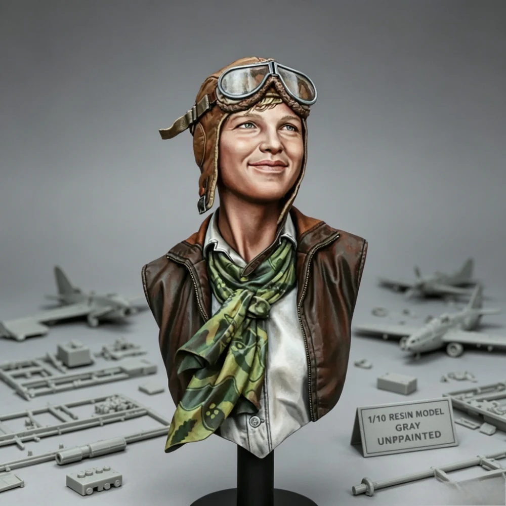 Historical Themed Pilot, 1/10 Die Cast Resin Model, Bust, To Be Assembled, Unpainted
Historical Themed Pilot, 1/10 Die Cast Resin Model, Bust, To Be Assembled, Unpainted