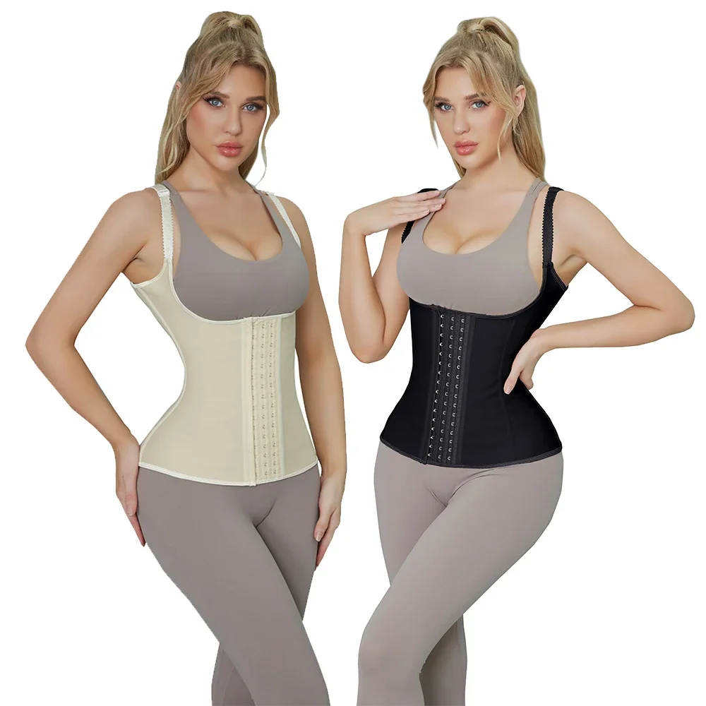 Latex Waist Trainer Corset 9 Steel Boned Adjustable Shoulder Straps Vest Bustier Hooks and Eyes Closure Sports Gorset
Latex Waist Trainer Corset 9 Steel Boned Adjustable Shoulder Straps Vest Bustier Hooks and Eyes Closure Sports Gorset