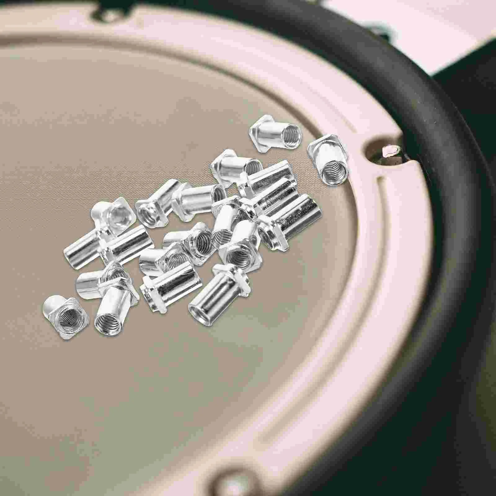 20 Pcs Floor Drum Spare Part Swivel Nuts for Tom Lug Replacement Screw Supply Iron
20 Pcs Floor Drum Spare Part Swivel Nuts for Tom Lug Replacement Screw Supply Iron