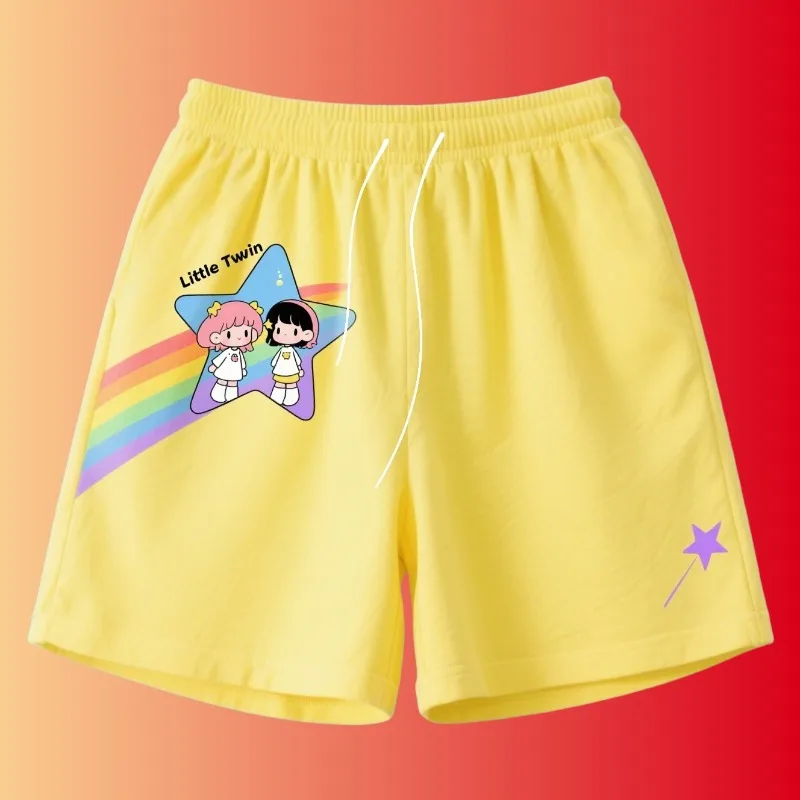 MOTO-бестселлер: шорты Little Twin Stars на Aliexpress, размер для взрослых, милая радуга — принт со звездами
MOTO-бестселлер: шорты Little Twin Stars на Aliexpress, размер для взрослых, милая радуга — принт со звездами