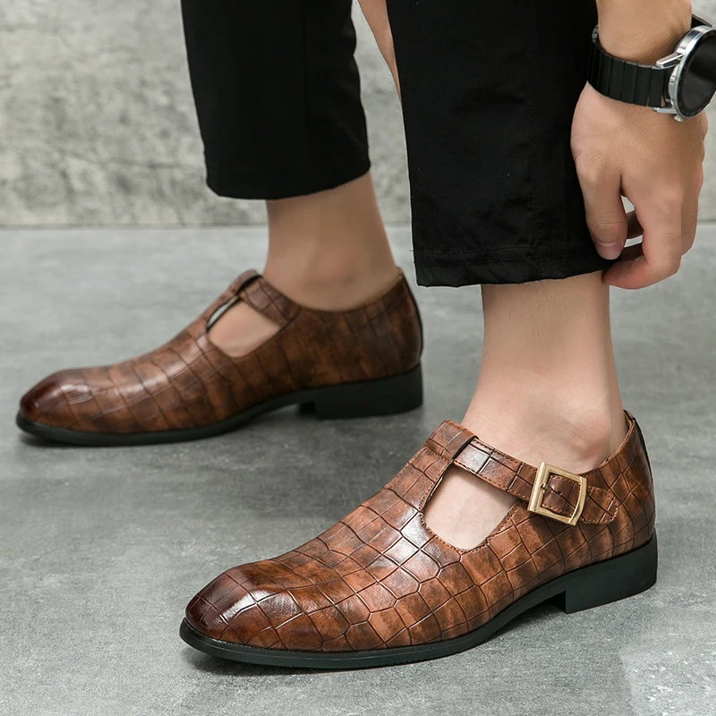 Men's Sandals Pointed Toe Leather Shoes Formal Business Leather Shoes Trend Casual Non-slip Wear-Resistant Round Toe Breathable
Men's Sandals Pointed Toe Leather Shoes Formal Business Leather Shoes Trend Casual Non-slip Wear-Resistant Round Toe Breathable