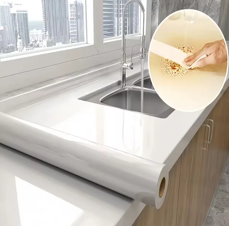 Kitchen countertop White Self-adhesive Wall Wallpaper Self Adhesive Autohesion Wallpapers Home Decor Waterproof Cabinet Sticker
Kitchen countertop White Self-adhesive Wall Wallpaper Self Adhesive Autohesion Wallpapers Home Decor Waterproof Cabinet Sticker
