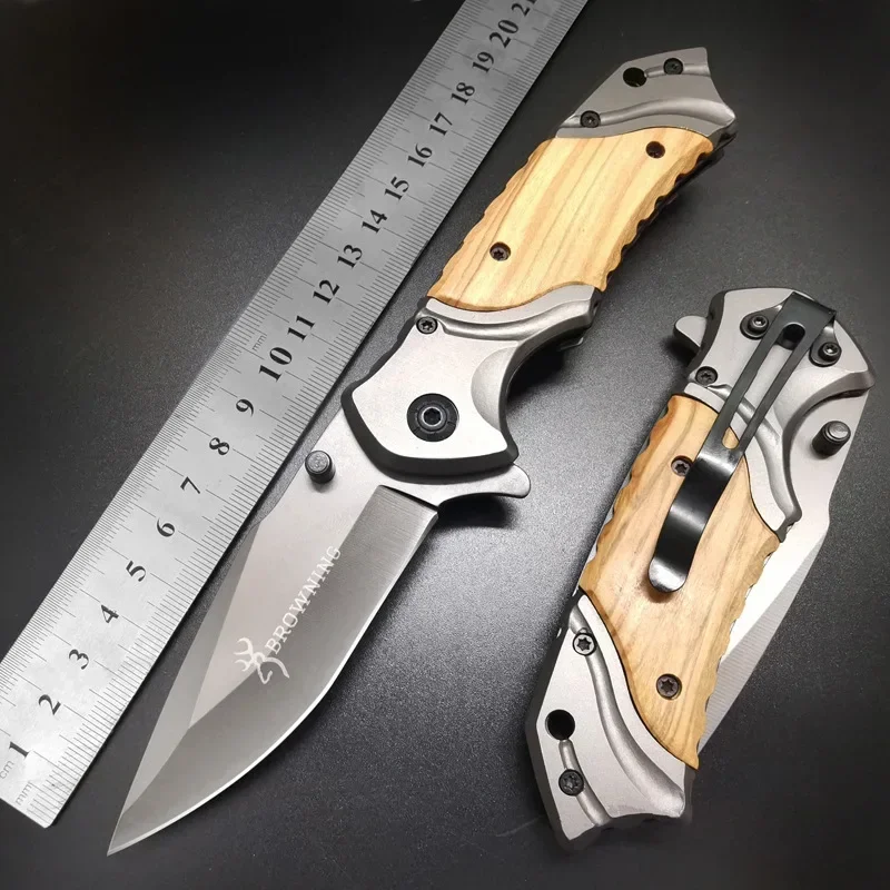 Outdoor Folding Blade Knife for Man High Hardness Portable Survival Self Defense Pocket Military Tactical Knives Wooden Handle
Outdoor Folding Blade Knife for Man High Hardness Portable Survival Self Defense Pocket Military Tactical Knives Wooden Handle