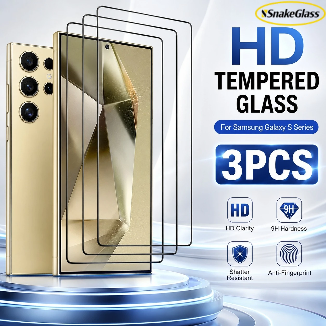 3PCS Tempered Glass for S26Ultra S25Edge S24+ S23 S22+ S21 S10 S7EDGE HD Screen Protector Explosion Proof Fingerprint Resistant
3PCS Tempered Glass for S26Ultra S25Edge S24+ S23 S22+ S21 S10 S7EDGE HD Screen Protector Explosion Proof Fingerprint Resistant