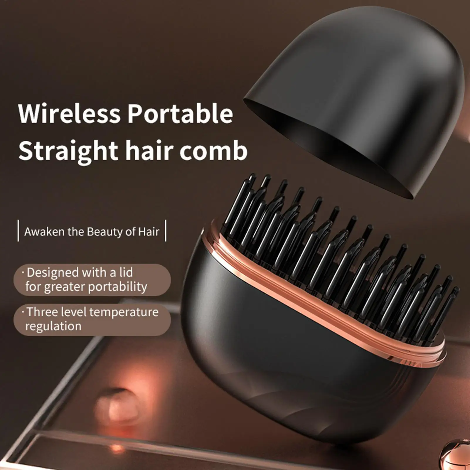 Portable Anti-Scald ShellUSB Charging Brushes CordlessHair Straightener Brush Portable Hairstyling Tool Mini Straightening Comb
Portable Anti-Scald ShellUSB Charging Brushes CordlessHair Straightener Brush Portable Hairstyling Tool Mini Straightening Comb