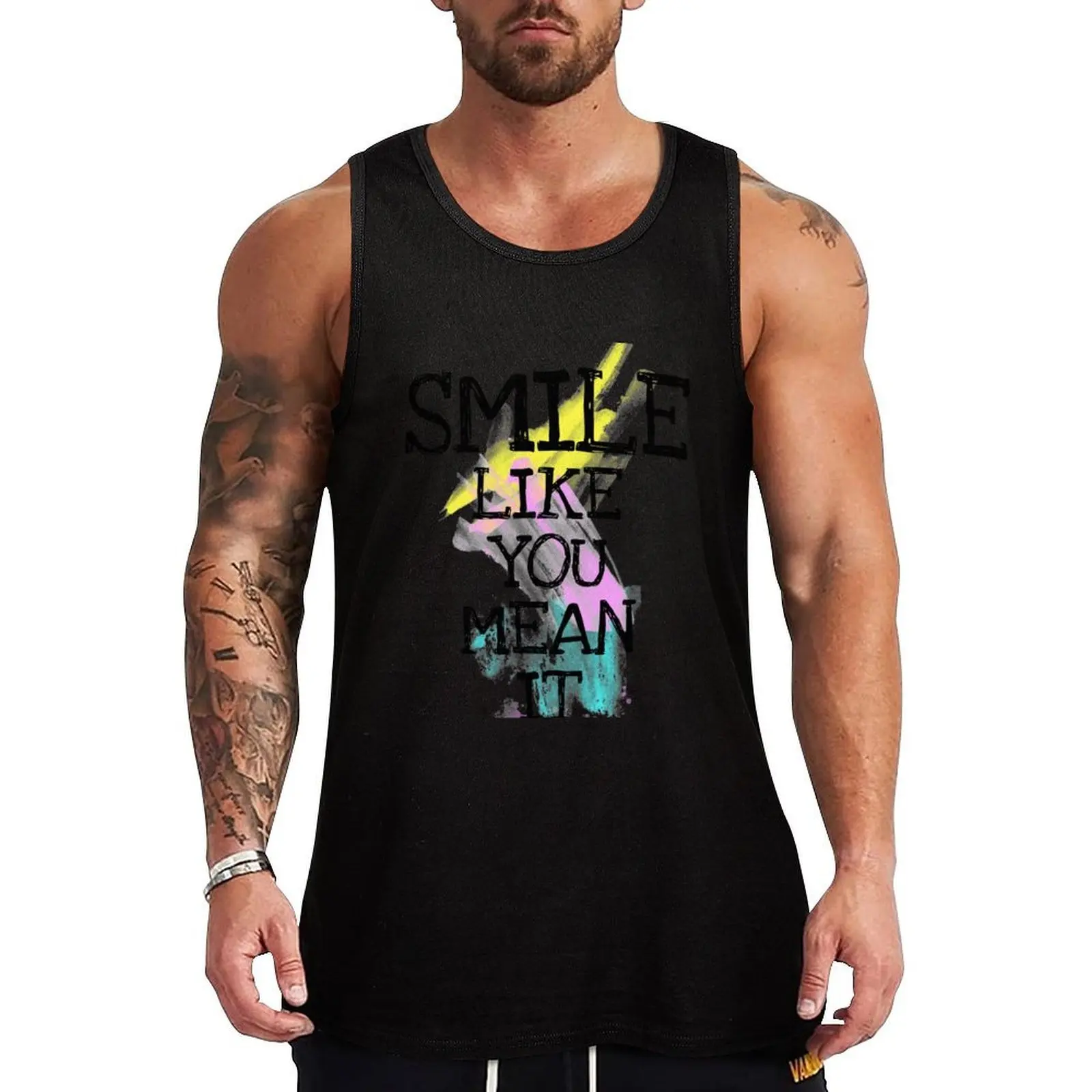 smile like... Tank Top Essential Sleeveless Shirt Solid Basic Tank Top
smile like... Tank Top Essential Sleeveless Shirt Solid Basic Tank Top
