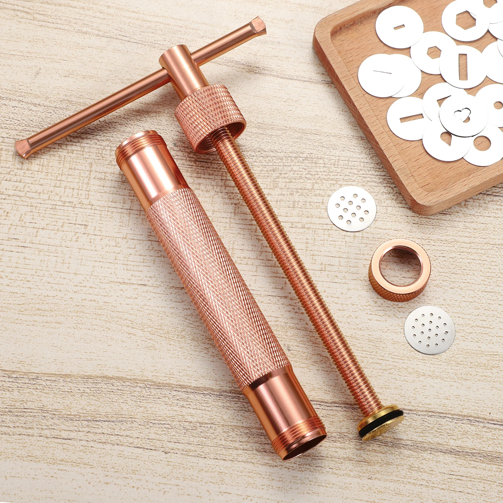 Clay Extruder Tools Set Stainless Steel Discs For Polymer Clay Ceramic Fondant Cake Soap Making Mexican Paste Art Craft
Clay Extruder Tools Set Stainless Steel Discs For Polymer Clay Ceramic Fondant Cake Soap Making Mexican Paste Art Craft