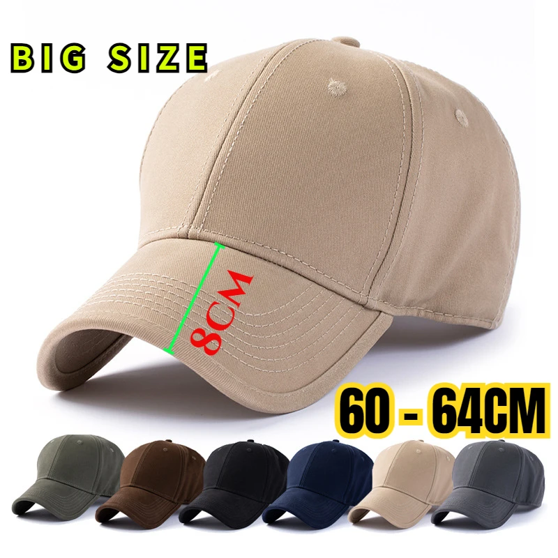 New Light Plate 60-64cm Baseball Caps Men Women Outdoor Casual Sun Hat Korean Version Big Brim Hard Top Solid Color Dad Cap
New Light Plate 60-64cm Baseball Caps Men Women Outdoor Casual Sun Hat Korean Version Big Brim Hard Top Solid Color Dad Cap