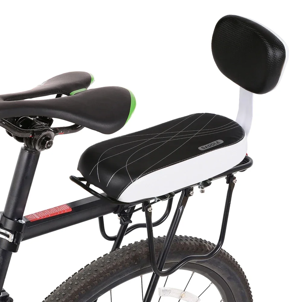 Bicycle Back Seat Cycle Bike Bicycle MTB PU Leather Soft Cushion Rear Rack Seat Children Seat with Back Rest
Bicycle Back Seat Cycle Bike Bicycle MTB PU Leather Soft Cushion Rear Rack Seat Children Seat with Back Rest