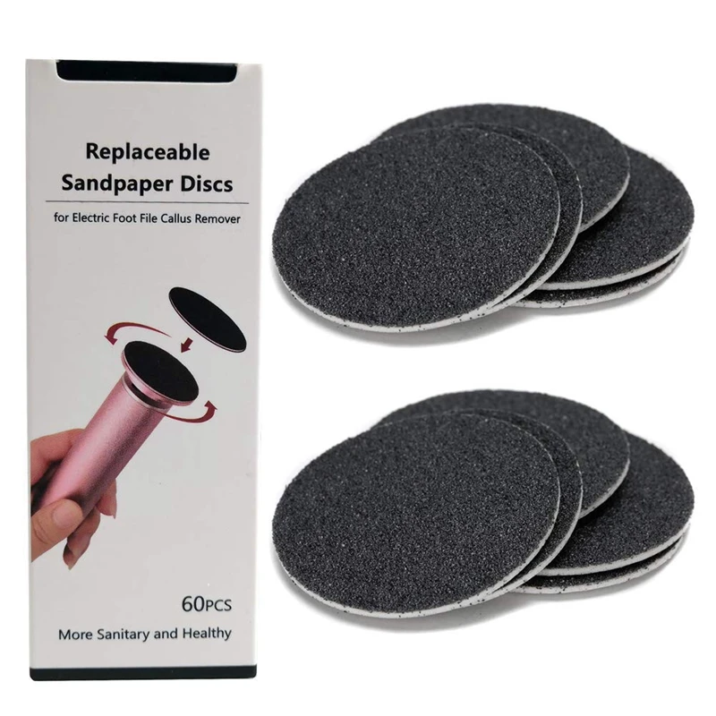 A43F-60Pcs Replacement Sandpaper Disk Discs For Electronic Foot File Callus Remover Tool
A43F-60Pcs Replacement Sandpaper Disk Discs For Electronic Foot File Callus Remover Tool