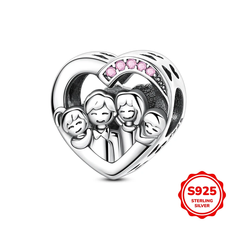 Серебряное колье 925 пробы в форме сердца для семейных фотографий, подходит для оригинальных колье, браслетов и женских украшений своими руками.
Серебряное колье 925 пробы в форме сердца для семейных фотографий, подходит для оригинальных колье, браслетов и женских украшений своими руками.
