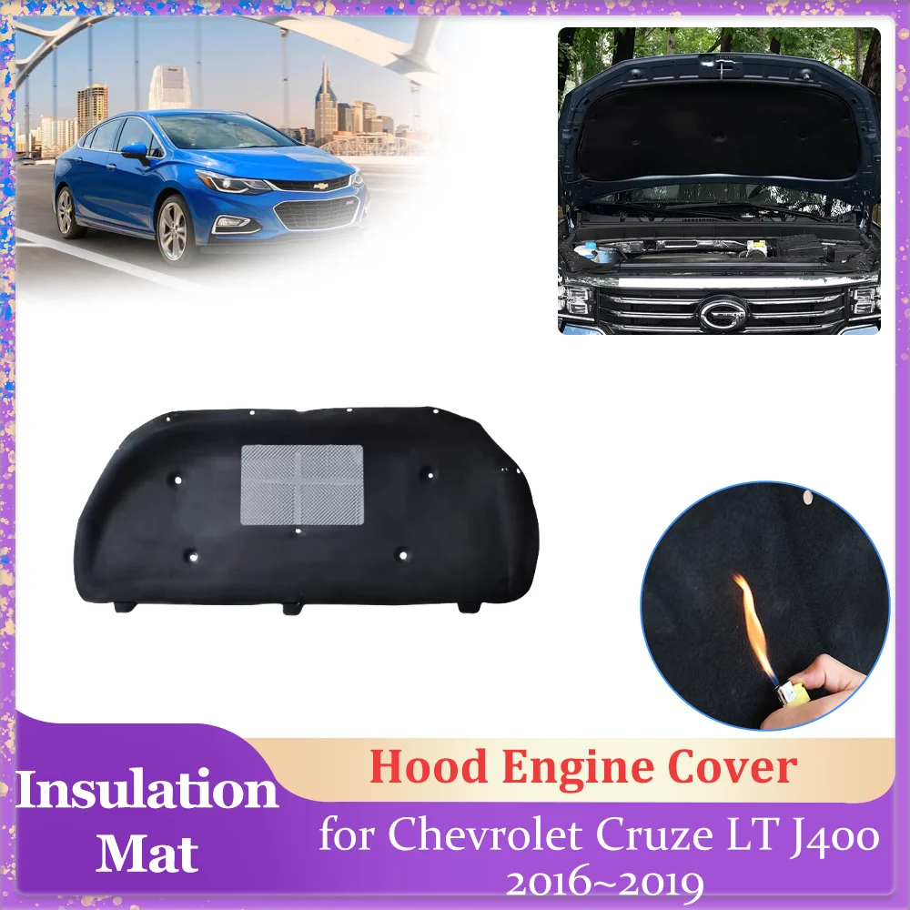 Car Hood Insulation Pad for Chevrolet Cruze LT J400 2016~2019 2017 2018 Engine Cover Liner Cotton Soundproof Heat Mat Accessorie
Car Hood Insulation Pad for Chevrolet Cruze LT J400 2016~2019 2017 2018 Engine Cover Liner Cotton Soundproof Heat Mat Accessorie