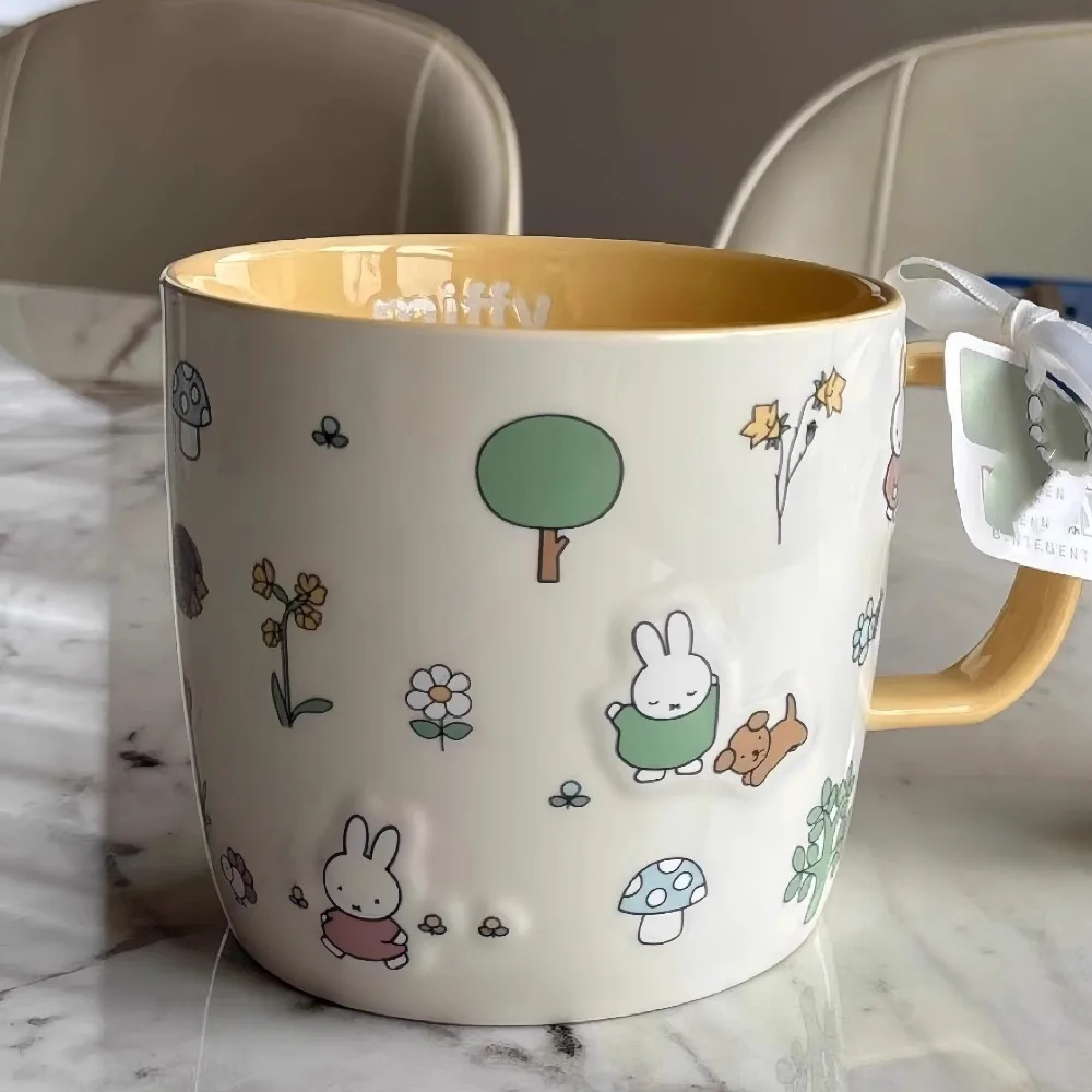 Cute Cartoon Miffy Rabbit Ceramic Mug Creative Anime Water Cup Versatile Coffee Drinkware Fashion Home Office Cup Drinking Gift
Cute Cartoon Miffy Rabbit Ceramic Mug Creative Anime Water Cup Versatile Coffee Drinkware Fashion Home Office Cup Drinking Gift