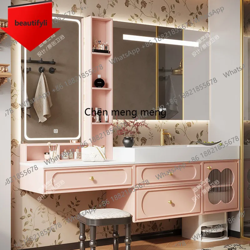 A48 Bathroom Cabinet Combination Vanity Slate Seamless Ceramic Integrated Basin Toilet Wash Table
A48 Bathroom Cabinet Combination Vanity Slate Seamless Ceramic Integrated Basin Toilet Wash Table