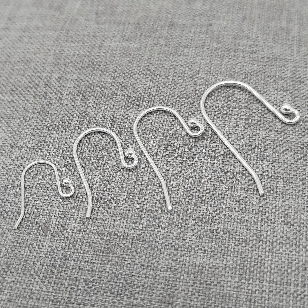 10prs Sterling Silver Ear Wires w/ Ball End 925 Silver Bead Earring Hooks 12.5mm 17.5mm 20mm 23mm
10prs Sterling Silver Ear Wires w/ Ball End 925 Silver Bead Earring Hooks 12.5mm 17.5mm 20mm 23mm