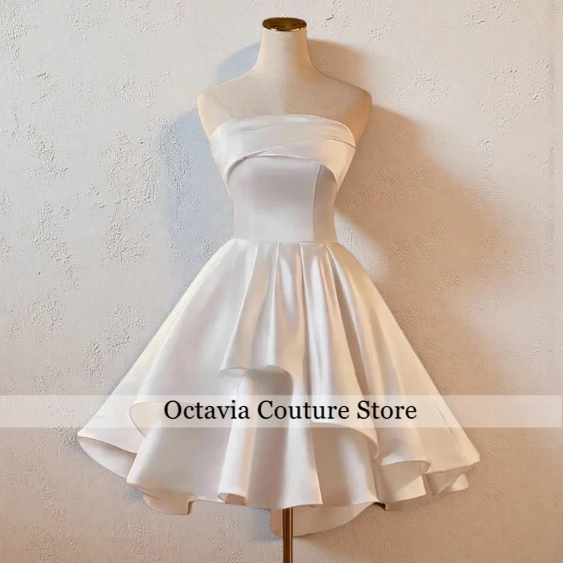 Strapless A Line Pleated Graduation Dress Short Homecoming Dresses For Teen Customized Sweet 15 16 Mini Evening Prom Party Gowns
Strapless A Line Pleated Graduation Dress Short Homecoming Dresses For Teen Customized Sweet 15 16 Mini Evening Prom Party Gowns