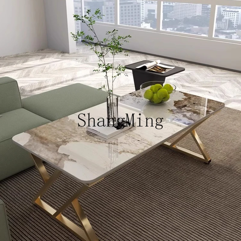 ZYH light luxury rock slab dual-purpose modern simple rectangular household dining table can eat small apartment tea table
ZYH light luxury rock slab dual-purpose modern simple rectangular household dining table can eat small apartment tea table