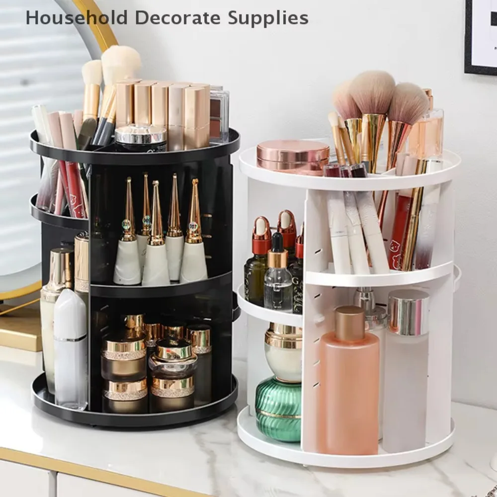 Space Saving Rotating Display Stand Adjustable 360 Degree Rotating Desktop Storage Rack Large-capacity Cosmetic Storage Box
Space Saving Rotating Display Stand Adjustable 360 Degree Rotating Desktop Storage Rack Large-capacity Cosmetic Storage Box
