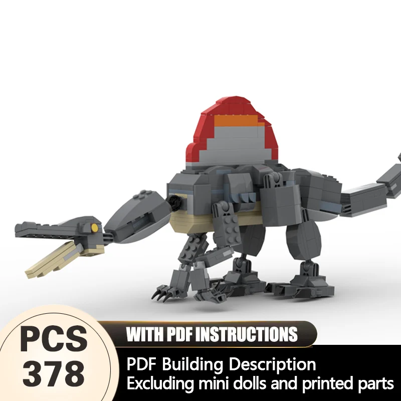 Creators Animal Series Model MOC Building Bricks Spinosaurus Modular Technology Gifts Holiday Assemble Children Toys Suit
Creators Animal Series Model MOC Building Bricks Spinosaurus Modular Technology Gifts Holiday Assemble Children Toys Suit