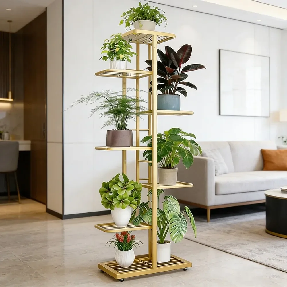 7 6 5 4Tier Metal Plant Stand Versatile Indoor Outdoor Display Rack For Flower Pots, Modern Home Decor, And Gardening Storage.
7 6 5 4Tier Metal Plant Stand Versatile Indoor Outdoor Display Rack For Flower Pots, Modern Home Decor, And Gardening Storage.