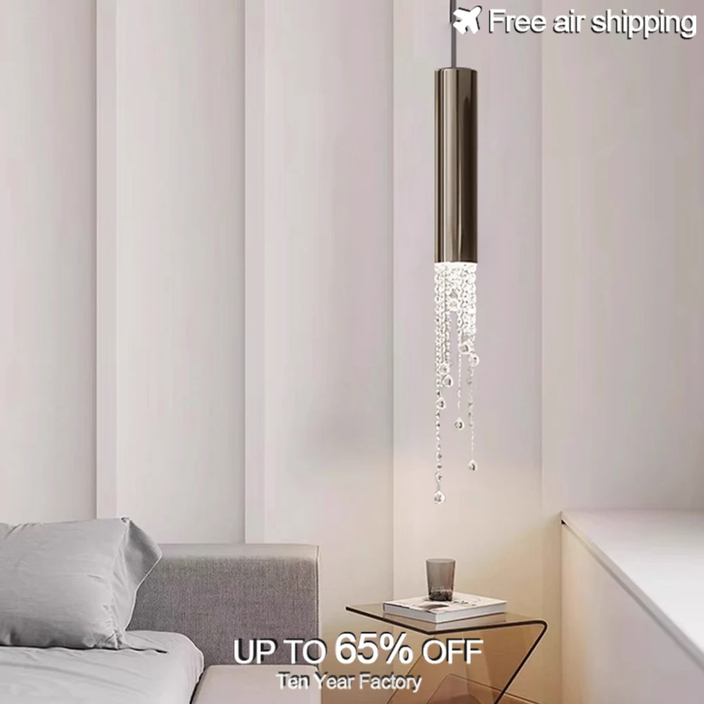 Gold Chrome Metal Modern Nordic Crystals Pendant Light Lustre Suspension for Villa Staircase and Living Room Ceiling Decoration
Gold Chrome Metal Modern Nordic Crystals Pendant Light Lustre Suspension for Villa Staircase and Living Room Ceiling Decoration