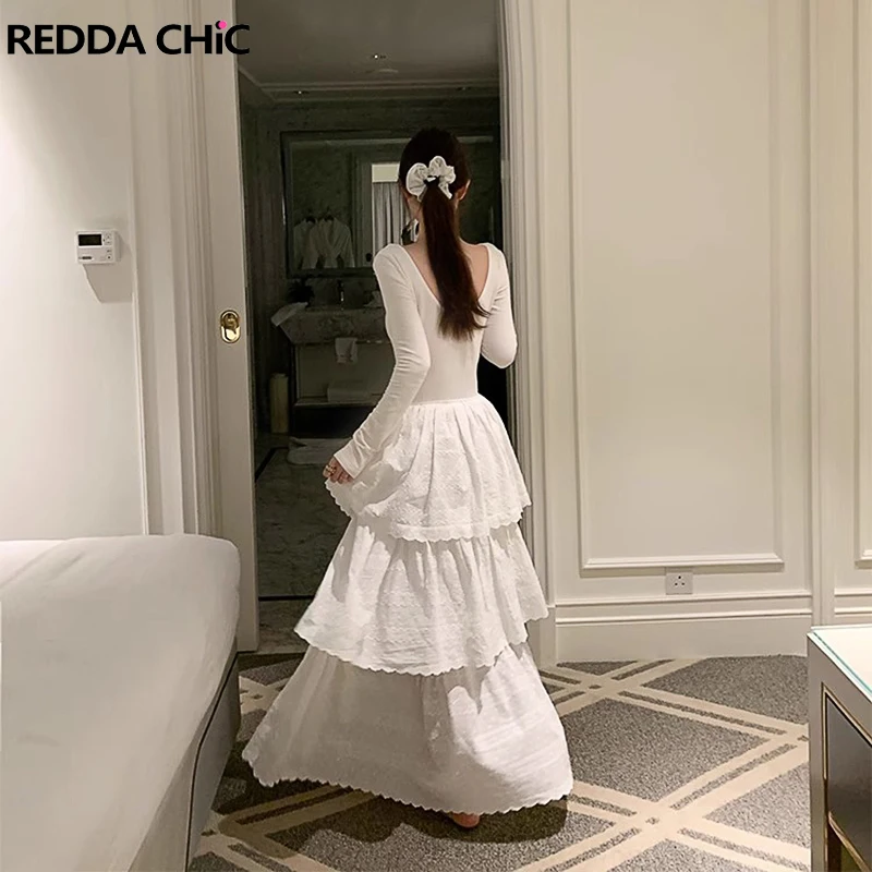 Женское кружевное платье REDDACHiC, длинное однотонное платье с вышивкой, круглым вырезом и открытой спиной, цельное бальное платье
Женское кружевное платье REDDACHiC, длинное однотонное платье с вышивкой, круглым вырезом и открытой спиной, цельное бальное платье
