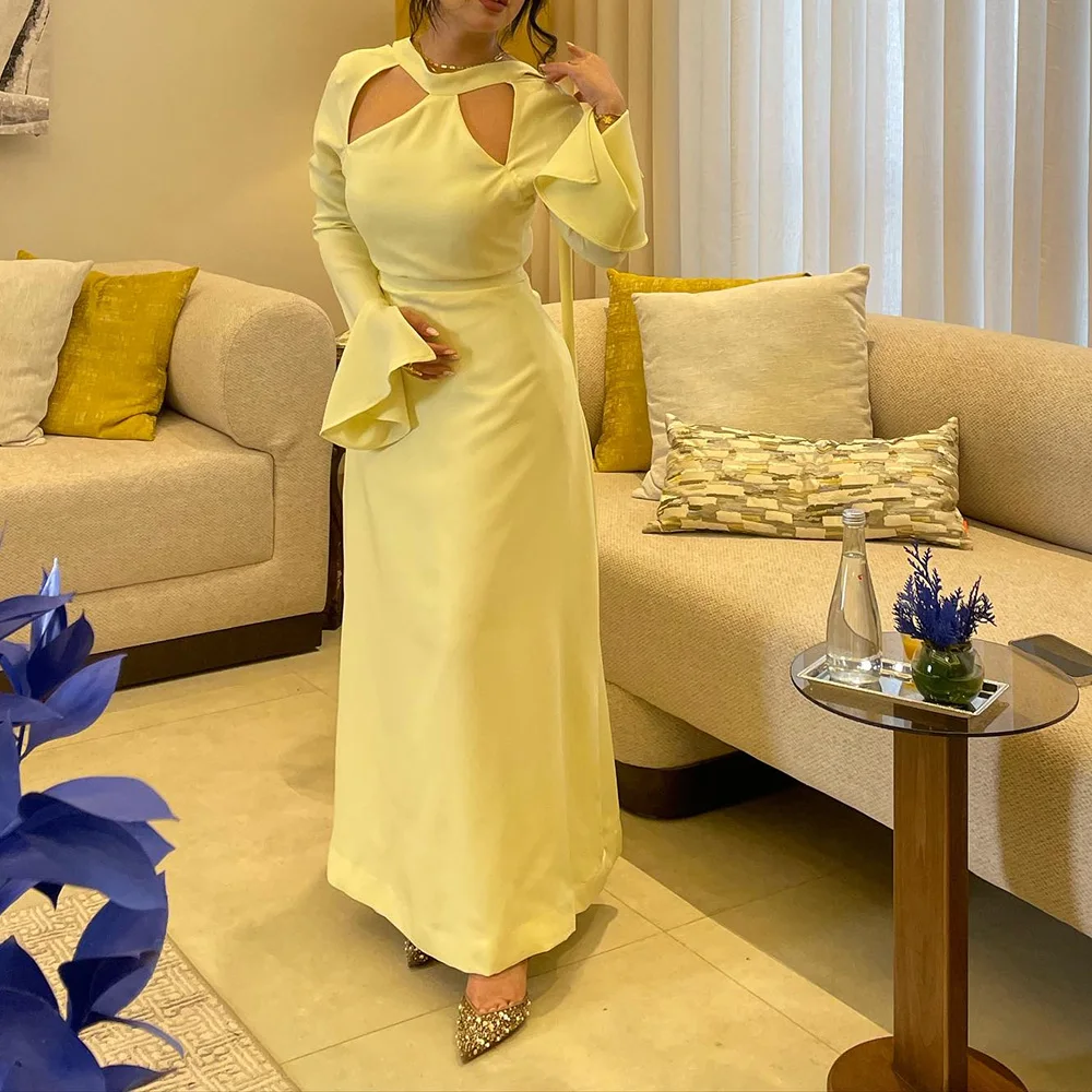 Customized A-Line Prom Dresses Ankle-Length Backless Full Sleeve Evening Gown Simple Fashion Sashes Draped Casual Party Gown
Customized A-Line Prom Dresses Ankle-Length Backless Full Sleeve Evening Gown Simple Fashion Sashes Draped Casual Party Gown
