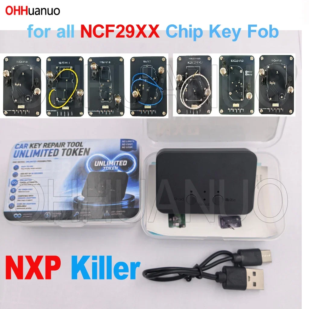 Super NXP Killer Tool For All NXP NCF29XX Chip Adding With Adapters Fit For B-MW M-azda N-issan M-itsubishi L-and Rover
Super NXP Killer Tool For All NXP NCF29XX Chip Adding With Adapters Fit For B-MW M-azda N-issan M-itsubishi L-and Rover