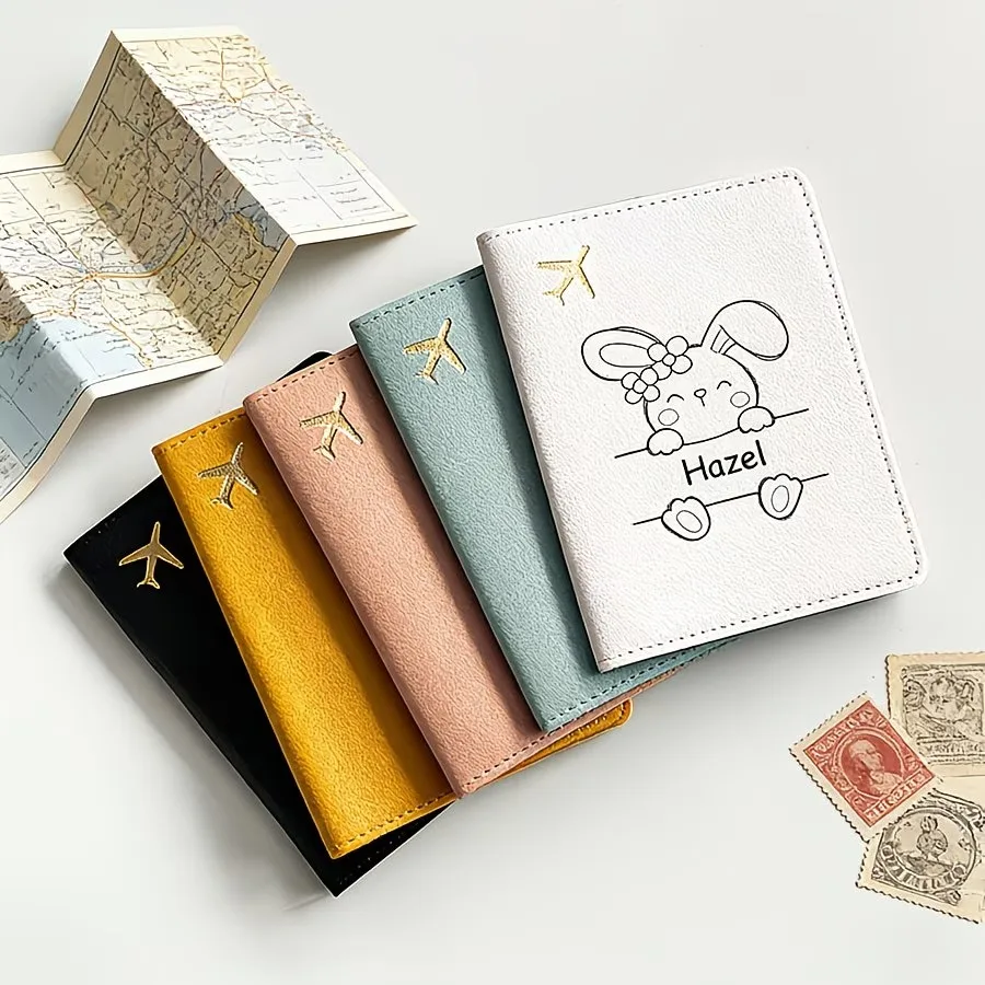 Custom Name/Text Rabbit Pattern Passport Holder Wallet - High Quality Suitable for Men & Women, Travel Accessory with Rabbit
Custom Name/Text Rabbit Pattern Passport Holder Wallet - High Quality Suitable for Men & Women, Travel Accessory with Rabbit