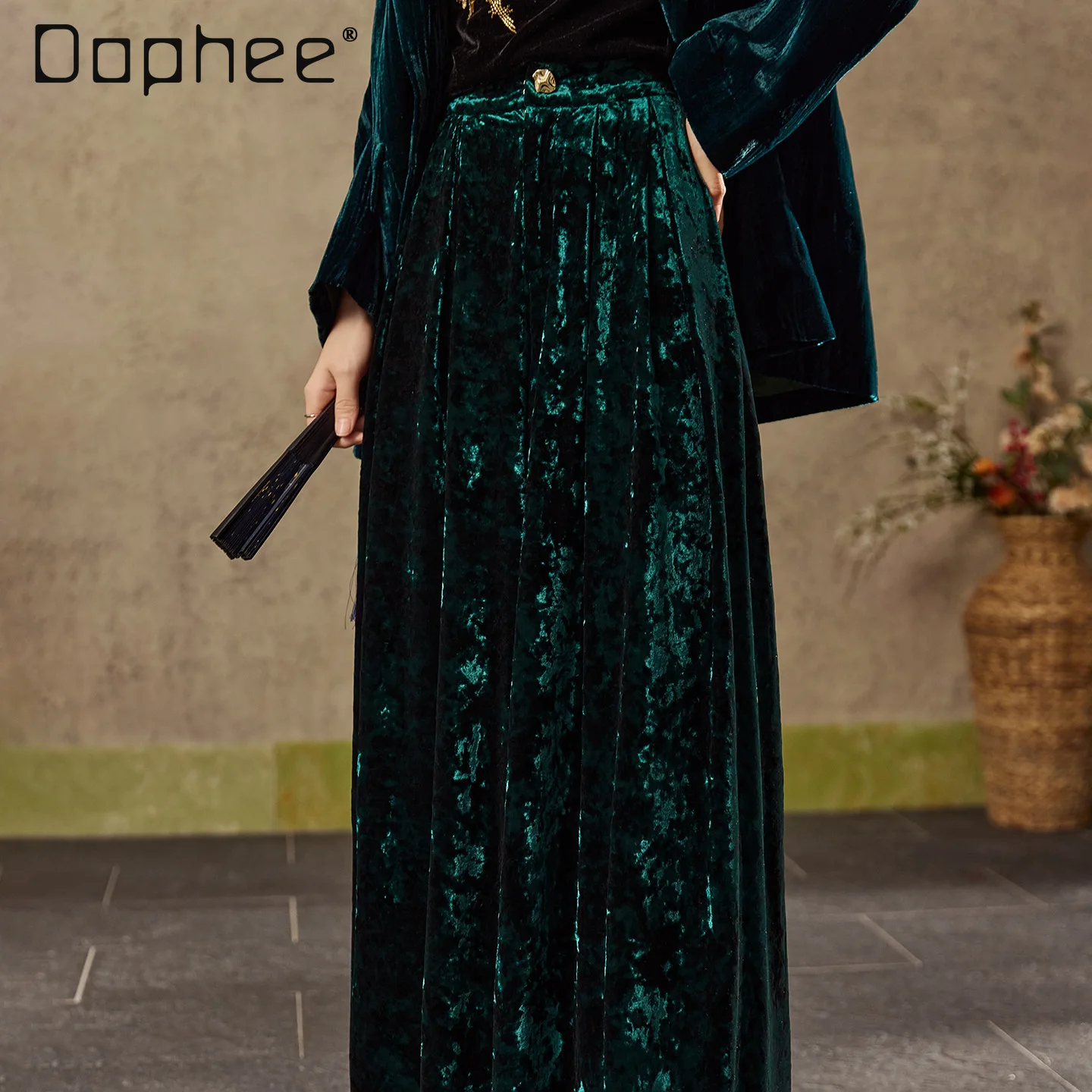 New Chinese Style Autumn New Velvet Straight Long Pants Women Fashion High Waist Casual Wide Leg Pants Daily Versatile Pants
New Chinese Style Autumn New Velvet Straight Long Pants Women Fashion High Waist Casual Wide Leg Pants Daily Versatile Pants