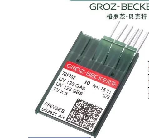 100 шт. оригинальные иглы Groz-Beckert UY 128 GAS UY128 GBS 1280 149X3 149X31 TVX3
100 шт. оригинальные иглы Groz-Beckert UY 128 GAS UY128 GBS 1280 149X3 149X31 TVX3