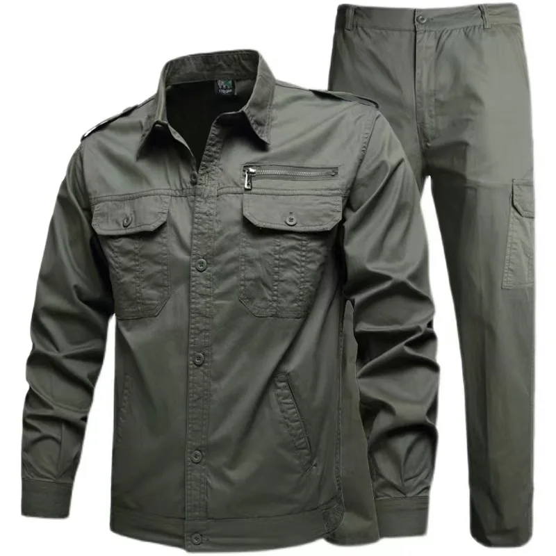 Men's Summer Work Uniform Set Long Sleeve Camouflage Welding Clothing Breathable Quick Dry Training Suit Industrial Workwear
Men's Summer Work Uniform Set Long Sleeve Camouflage Welding Clothing Breathable Quick Dry Training Suit Industrial Workwear