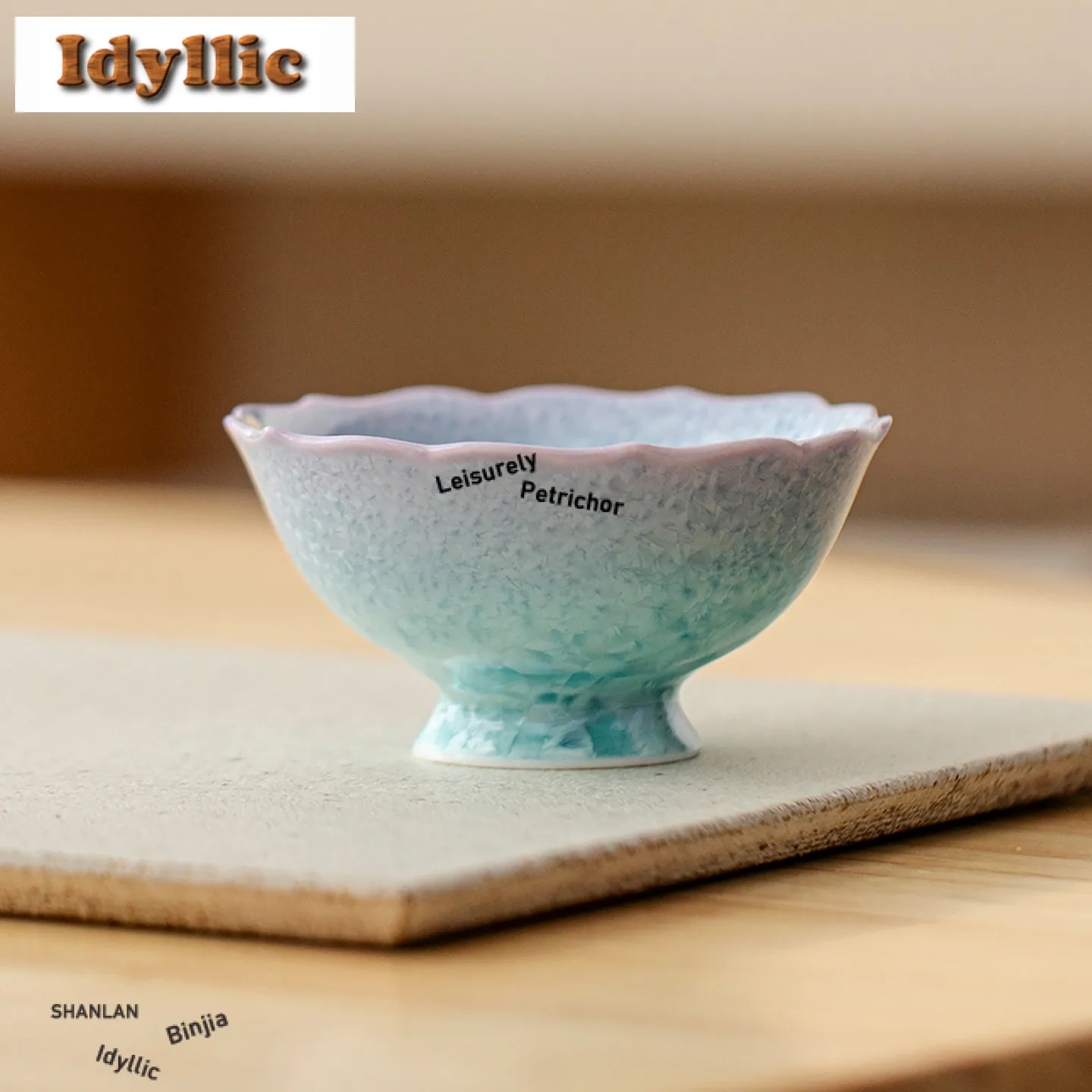 70ml Crystal Glaze Kiln Fambe Flower Mouth Teacup Elegant Tea Bowl Cute Cup Tea-tasting Personal Cup Jianzhan Master Cups Cha
70ml Crystal Glaze Kiln Fambe Flower Mouth Teacup Elegant Tea Bowl Cute Cup Tea-tasting Personal Cup Jianzhan Master Cups Cha