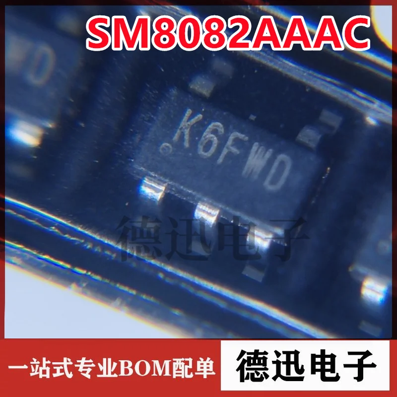 Новый оригинальный SM8082AAAC SM8082 шелкография K6 SOT23-5 2A синхронный понижающий регулятор чип
Новый оригинальный SM8082AAAC SM8082 шелкография K6 SOT23-5 2A синхронный понижающий регулятор чип