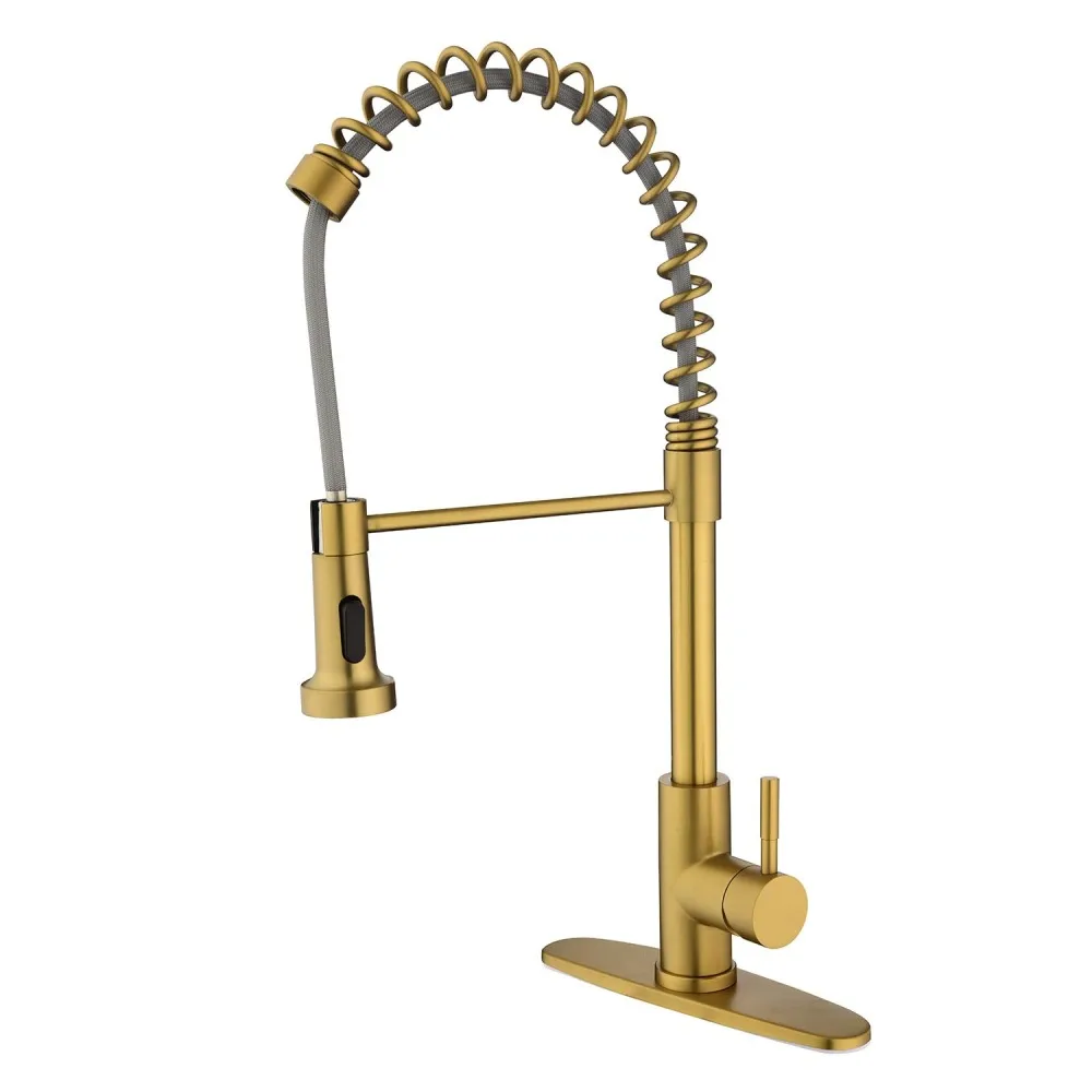 Pull down Single Handle Spring Kitchen Faucet
Pull down Single Handle Spring Kitchen Faucet