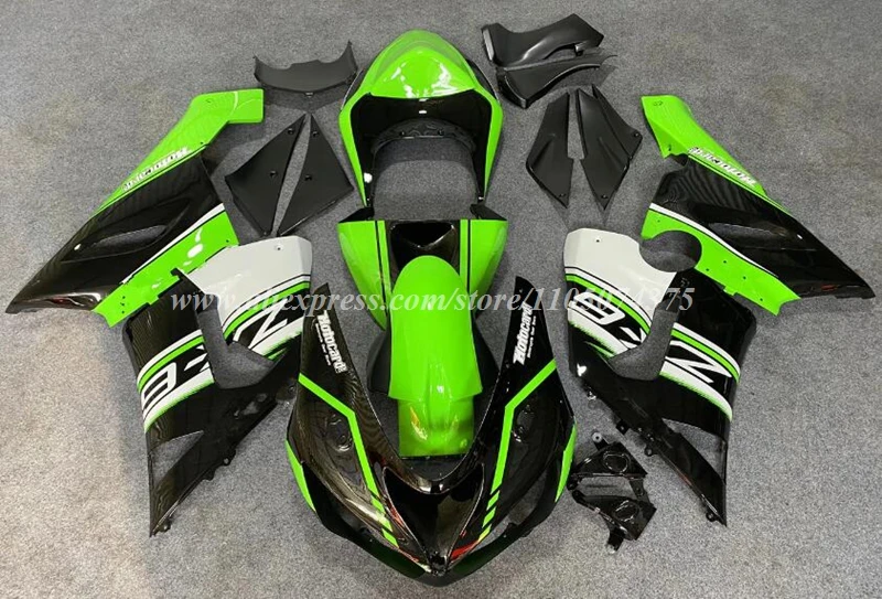 4Gifts New ABS Motorcycle Fairings Kit Fit For KAWASAKI ZX-6R 2005 2006 05 06 Bodywork Set Custom Black Green
4Gifts New ABS Motorcycle Fairings Kit Fit For KAWASAKI ZX-6R 2005 2006 05 06 Bodywork Set Custom Black Green