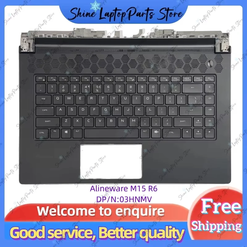 Новинка для Dell Alineware M15 R6, чехол для упора для рук, клавиатура США, чехол C, 03HNMV, немеханическая клавиатура с подсветкой RGB
Новинка для Dell Alineware M15 R6, чехол для упора для рук, клавиатура США, чехол C, 03HNMV, немеханическая клавиатура с подсветкой RGB