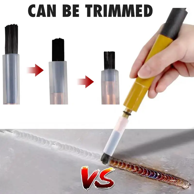 Weldseam Pickling Brush TIG WIG MIG Brush M6 M8 M10 Cover Cleaning Welding Weldseam Cleaner Scrubbing Brush To Clean Welds
Weldseam Pickling Brush TIG WIG MIG Brush M6 M8 M10 Cover Cleaning Welding Weldseam Cleaner Scrubbing Brush To Clean Welds
