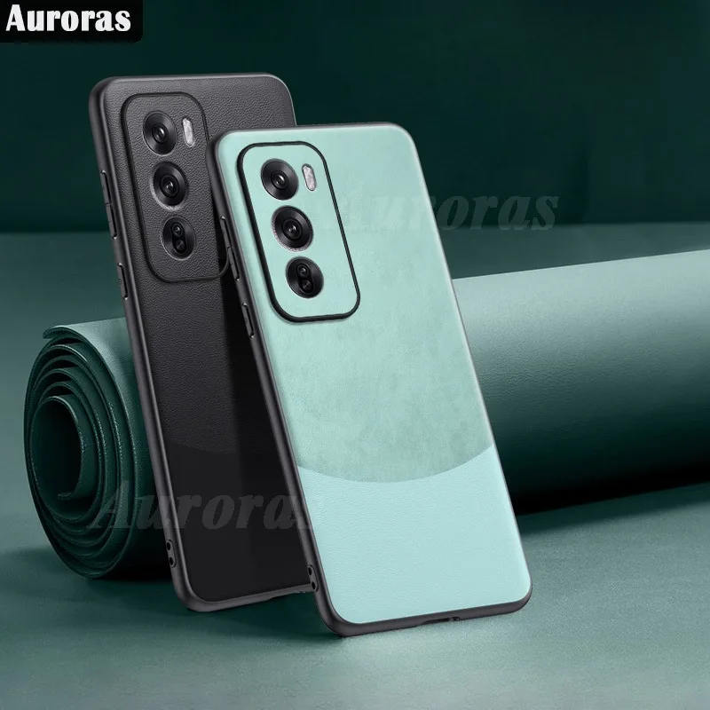 Auroras For Reno 12 5G Cover Skin-friendly Mixed Leather Shockproof Soft Shell For Reno 12 Pro 5G Phone Case 
Auroras For Reno 12 5G Cover Skin-friendly Mixed Leather Shockproof Soft Shell For Reno 12 Pro 5G Phone Case